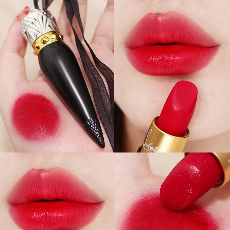 christianlouboutincl口红萝卜丁女王权杖黑管001m唇膏圣诞礼物