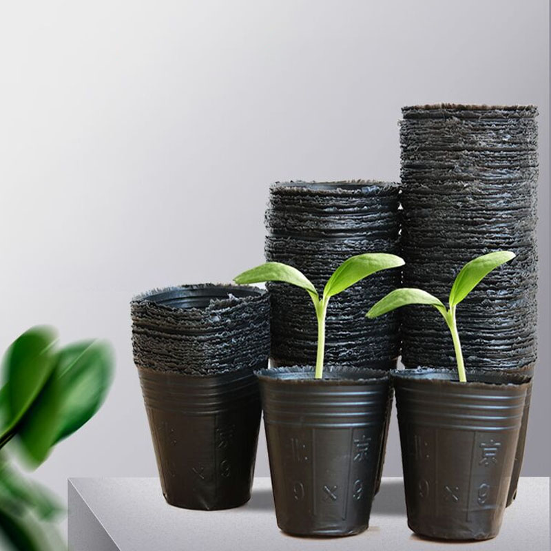 营养钵育苗盆种植穴盘塑料营养袋育苗袋一次性花盆营养杯育苗杯大