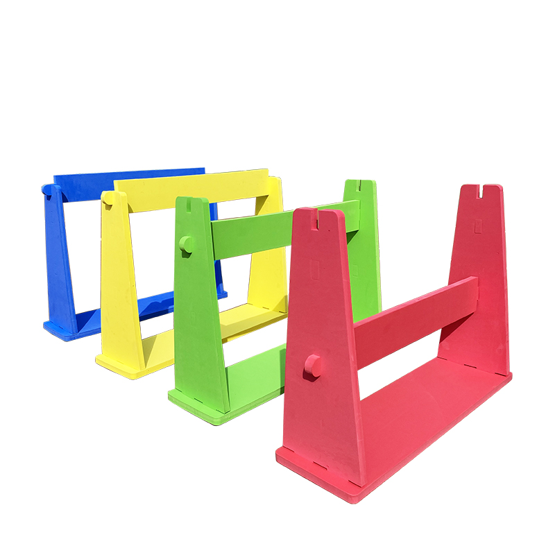 软式跨栏架少儿趣味田径器材幼儿园小学生体育用品田联练习泡沫栏