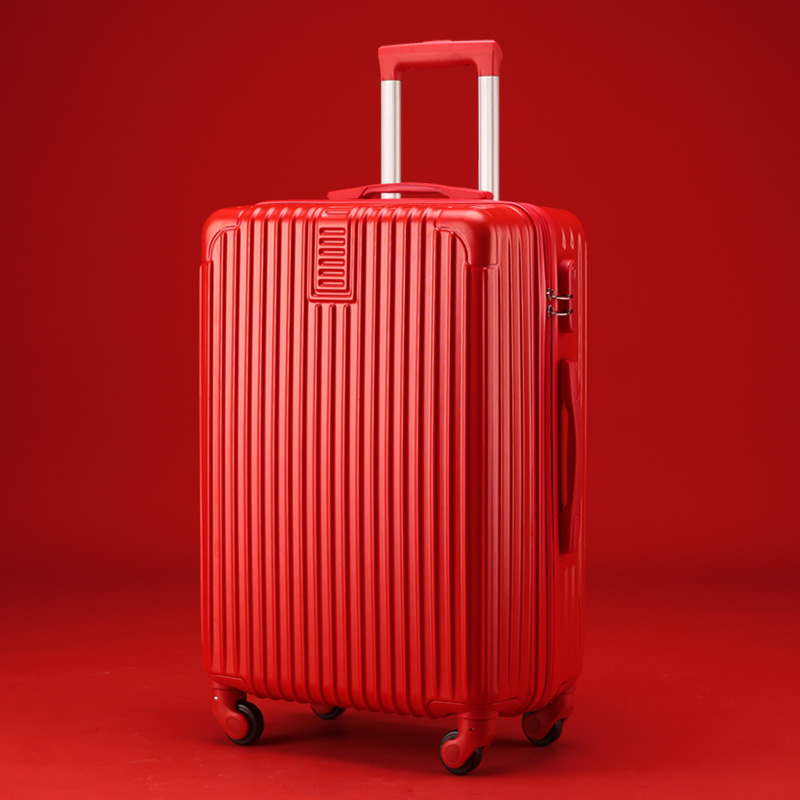 结婚行李箱陪嫁箱红色皮箱子拉杆箱女婚礼用密码压箱新娘嫁妆一对