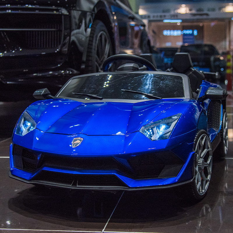 兰博跑车儿童电动车四轮童车带遥控汽车中性小孩宝宝玩具车可坐人