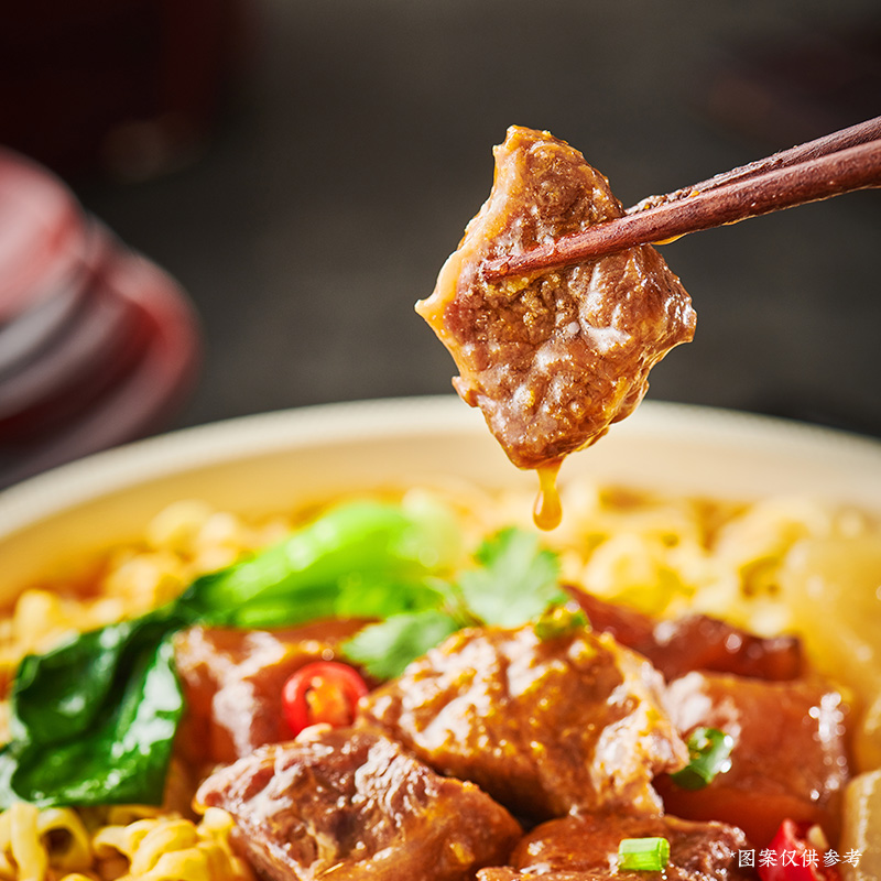 尝鲜装满汉大餐台式牛肉面速食即食泡面方便面真有肉中华料理